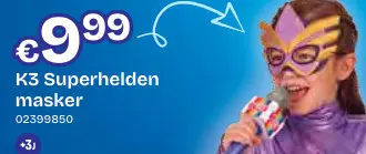 Promotie: K3 Superhelden verkleedjurkje
