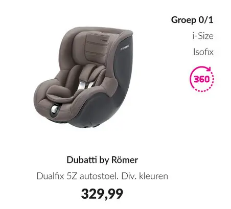 Aanbieding: Dualfix 5Z autostoel