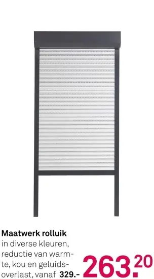 Aanbieding: Maatwerk rolluik
