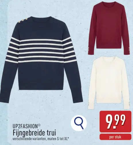 Promotie: Fijngebreide trui