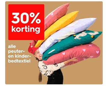 Aanbieding: alle peuter- en kinder- bedtextiel