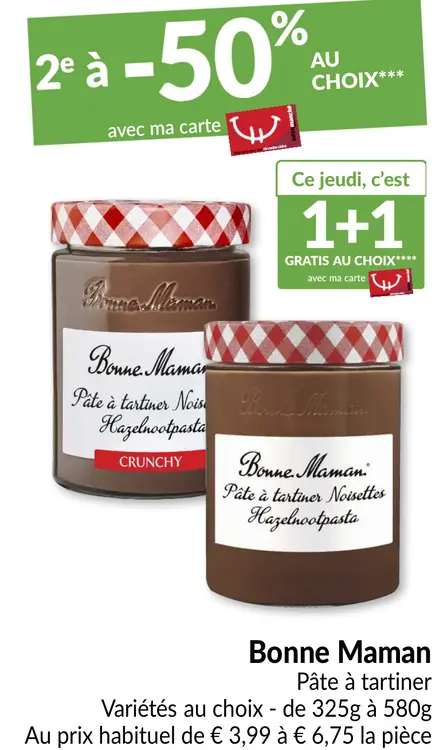 Offre: Pâte à tartiner