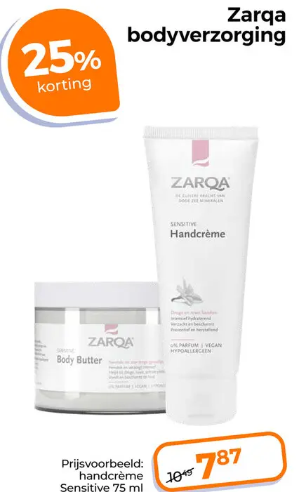 Aanbieding: Zarqa bodyverzorging