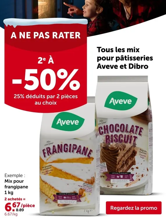 Offre: Mix pour frangipane