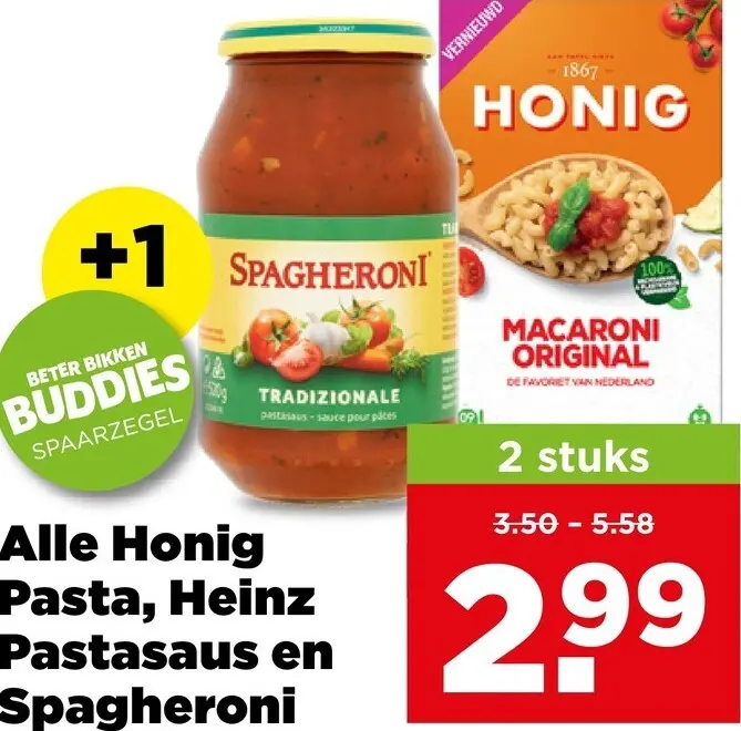 Aanbieding: Pasta, Pastasaus en Spagheroni