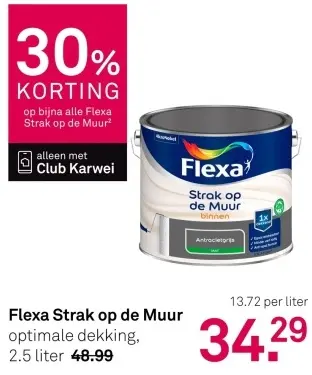Aanbieding: Strak op de Muur