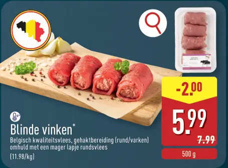 Promotie: Blinde vinken