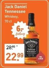 Aanbieding: Jack Daniel Tennessee Whiskey