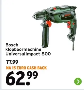 Aanbieding: klopboormachine UniversalImpact 800