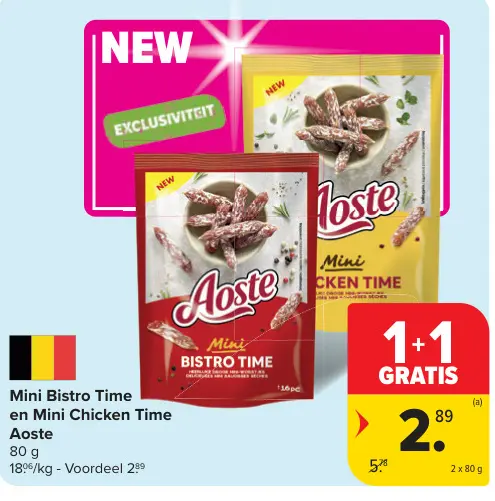 Promotie: Mini Bistro Time en Mini Chicken Time