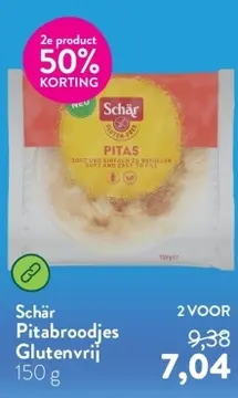 Aanbieding: Schär Pitabroodjes Glutenvrij