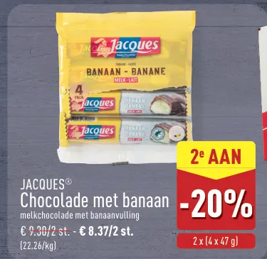 Promotie: Chocolade met banaan