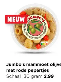 Aanbieding: Jumbo's mammoet olijven