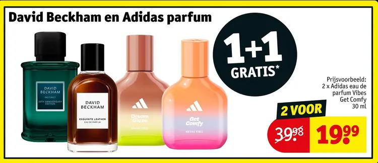 Promotie: David Beckham en Adidas parfum
