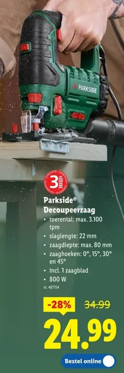 Promotie: Decoupeerzaag