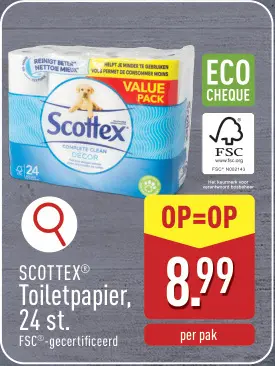 Promotie: Toiletpapier