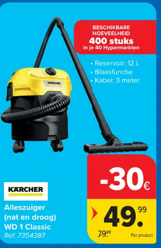 Promotie: Alleszuiger WD 1 Classic