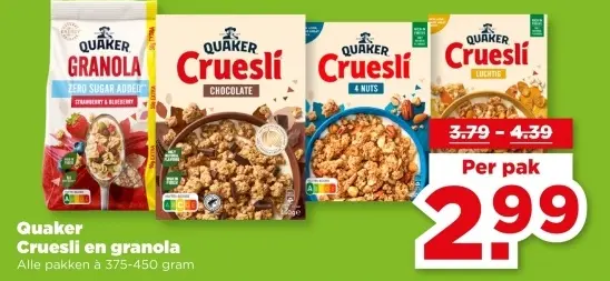 Cruesli en granola