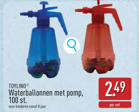 Promotie: Waterballonnen met pomp