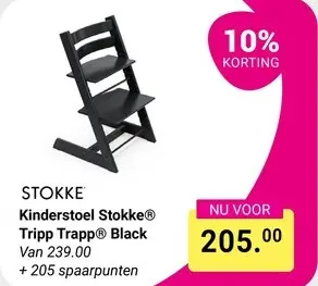Aanbieding: Kinderstoel Stokke® Tripp Trapp® Black