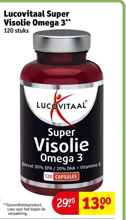 Aanbieding: Lucovitaal Super Visolie Omega 3
