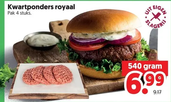Aanbieding: Kwartponders royaal