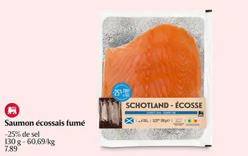 Offre: Saumon écossais fumé
