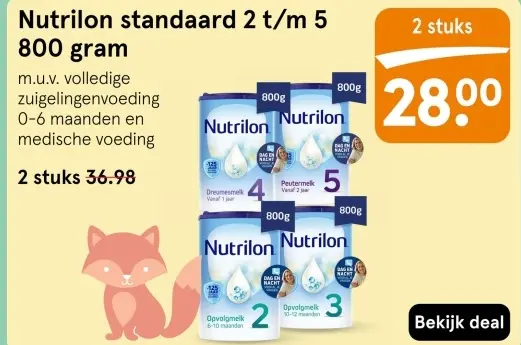 Aanbieding: Nutrilon standaard