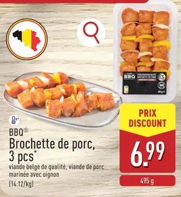 Offre: Brochette de porc