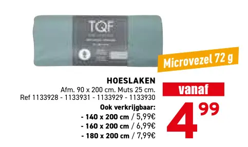 Promotie: Hoeslaken