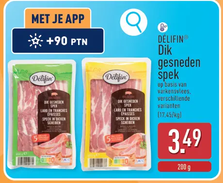 Promotie: DÉLIFIN® Dik gesneden spek