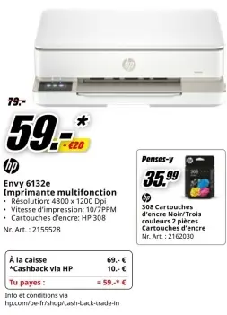 Offre: Envy 6132e Imprimante multifonction