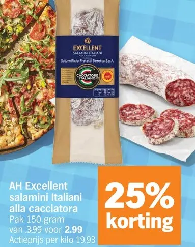 Promotie: Excellent salamini Italiani alla cacciatora