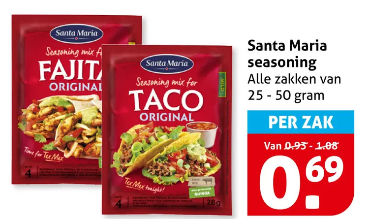 Aanbieding: Santa Maria seasoning