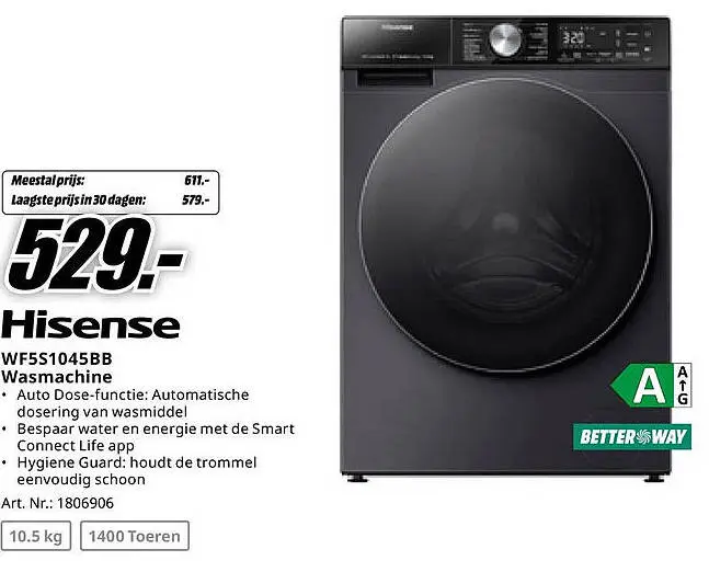 Aanbieding: WF5S1045BB Wasmachine