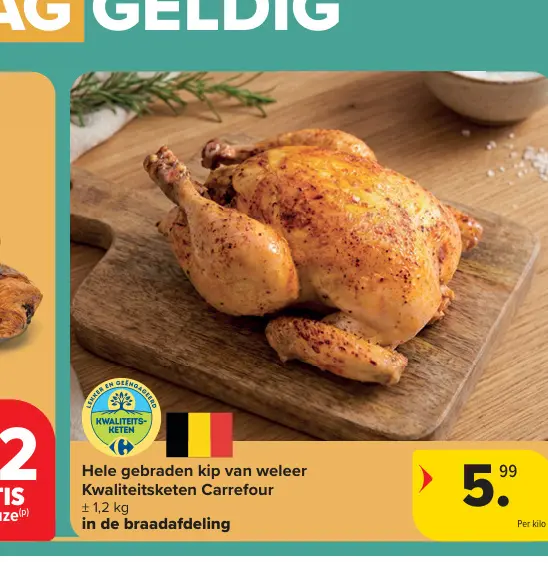 Promotie: Hele gebraden kip van weleer