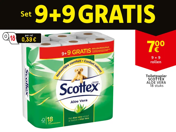 Aanbieding: Toiletpapier Aloe Vera