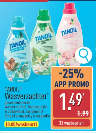 Promotie: Vloeibaar wasmiddel met intens parfum