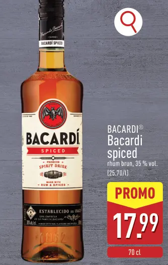 Offre: Bacardi spiced