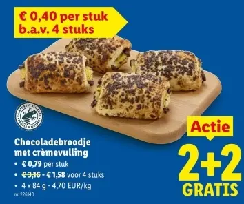Promotie: Chocoladebroodje