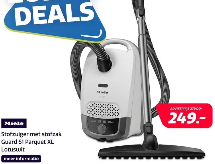 Aanbieding: Miele Guard S1 Parquet XL Lotuswit