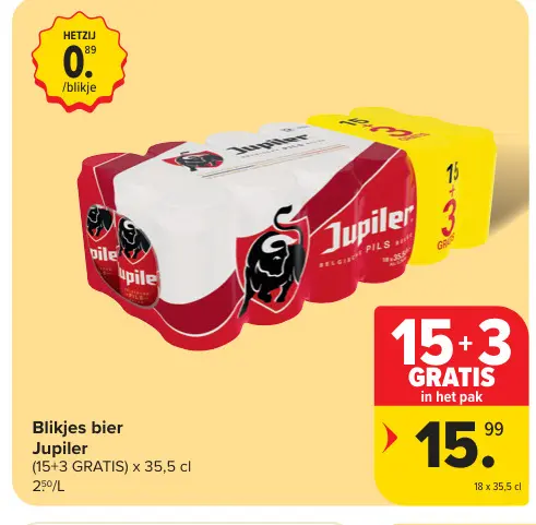 Promotie: Blikjes bier