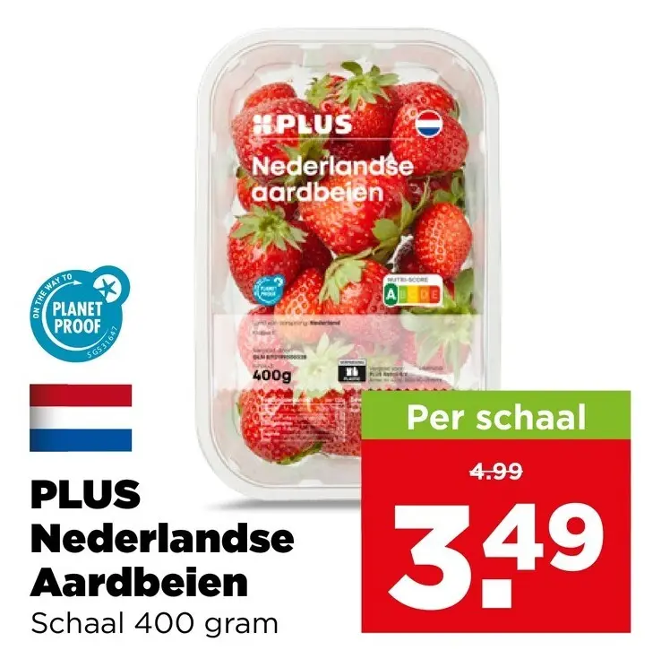 Aanbieding: Nederlandse Aardbeien