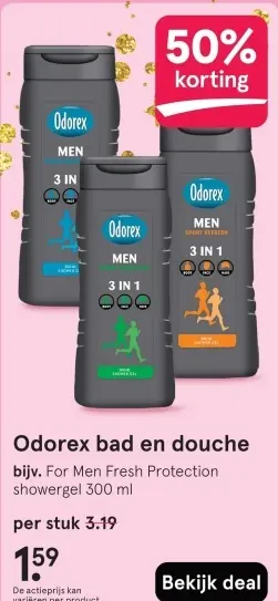 Aanbieding: Odorex bad en douche