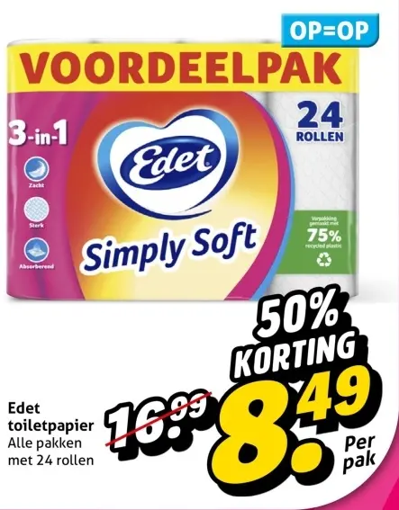 Aanbieding: toiletpapier