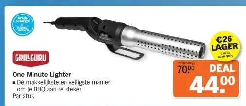 Aanbieding: One Minute Lighter