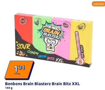Offre: Bonbons Brain Blasterz Brain Bitz XXL