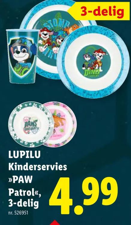 Promotie: Kinderservies