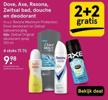 Aanbieding: Bad, douche en deodorant