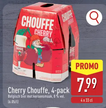 Aanbieding: Cherry Chouffe, 4-pack